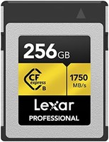 Lexar 雷克沙 Professional GOLD 系列 B 型 CF 卡， 256GB CF express 卡，读取速度高达 1750MB/s，