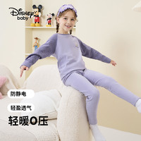 88VIP：Disney baby 儿童加厚发热保暖内衣套装
