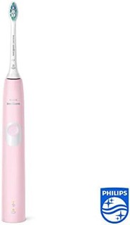PHILIPS 飞利浦 Sonicare ProtectiveClean 4300电动牙刷，带旅行盒-柔和的粉红色-HX6806 / 03