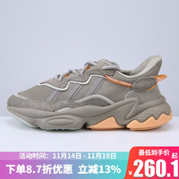 adidas 阿迪达斯 三叶草 OZWEEGO W 女子经典复古耐磨老爹鞋运动休闲鞋G55655 GY3541/褐色 36(220mm)