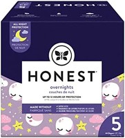 Honest The Honest Company Club Box 隔夜尿布，Starry Night，5 号，44 片