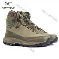 始祖鸟（ARC’TERYX）登山鞋男Arcteryx AERIOS AR Mid GTX中帮徒步靴28863 Tatsu_Carbon Copy 复古绿_碳黑  US9 (EU 42 2_3码)