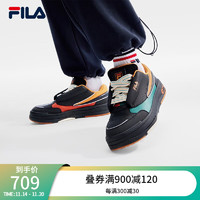 FILA【张艺兴同款】 MIX舞动鞋男子板鞋时尚潮鞋男鞋 黑/高山绿-BA 42.5