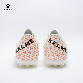 卡尔美（KELME）足球鞋男MG青少年透气儿童短钉小训练球鞋 亮橙 35