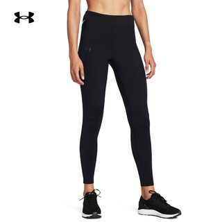 安德玛 UNDERARMOUR）秋冬Qlifier Cold女子跑步运动紧身裤1379342 黑色001 S