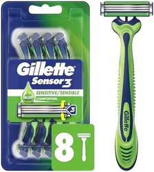 Gillette 吉列 Sensor 3 敏感一次性男士剃须刀