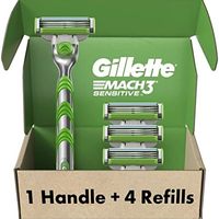 Gillette 吉列 Mach3 敏感男士剃须刀，手柄+ 5片刀芯