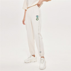 anta安踏运动裤女秋季宽松收口束脚针织舒适跑步运动长裤裤子女士卫裤