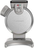 Cuisinart 美膳雅 WAF-V100 家用加热电饼铛立式华夫饼机，单个，银色 需配变压器