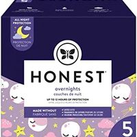 Honest The Honest Company Club Box 隔夜尿布，Starry Night，5 号，44 片