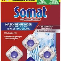 Somat 洗碗机清洁块 卫生清洁/无需额外冲洗，巨量装/12包