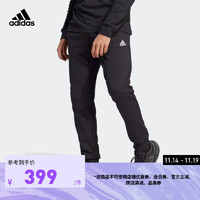 adidas阿迪达斯轻运动男装冬季舒适休闲运动裤HA4347 黑色 A/S