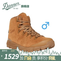 DANNER户外休闲Mountain 600男款高帮徒步登山鞋V底防水内衬 62298黄色/狼棕 男EE加宽版 41