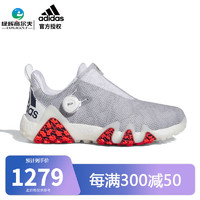 阿迪达斯（adidas）高尔夫球鞋男士运动鞋 23CODECHAOS BOA系列 golf防泼水球鞋 【BOA款】IF1043 白/ 蓝/红 43（UK9）