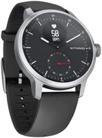 WITHINGS ScanWatch - 混合型智能手表和活动追踪器，带连接 GPS、心率监测器、智能通知、防水、30 天电池寿命、Android 和 iOS