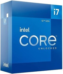 intel 英特尔 Core i7-12700K 台式机处理器 12 (8P+4E) 内核高达 5.0 GHz 解锁 LGA1700 600 系列芯片组 125W