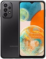 SAMSUNG 三星 Galaxy A23 5G A 系列手机,工厂解锁安卓智能手机,64GB,广镜头摄像头,6.6 英寸无限显示屏,电池寿命长,美国版,2022,黑色
