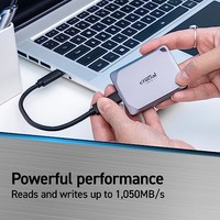 Crucial 英睿达 外置固态硬盘 4.0 TB 兼容游戏机 CT4000X9PROSSD902