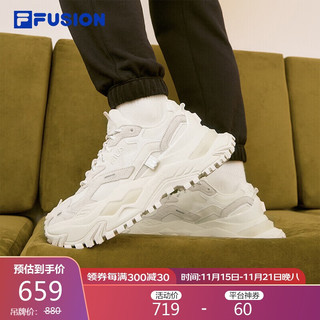 FILA  FUSION 斐乐潮牌女鞋女子运动鞋2023硬糖鞋厚底老爹鞋女