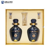 山庄老酒 皇家窖藏 12 纯粮 浓香型白酒 38度 450ml*4瓶   礼盒整箱装