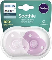 PHILIPS 飞利浦 宝宝安抚奶嘴 0-6 个月,双包装