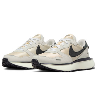 NIKE 耐克 休闲鞋女缓震PHOENIX WAFFLE运动鞋秋冬FD2196-100白37.5