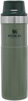 STANLEY 史丹利 保温水瓶 双层隔热具保温功能 不锈钢材质  锤纹绿色 591.4 毫升