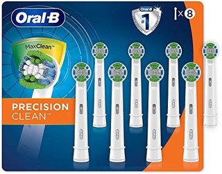 Oral B Oral-B 欧乐B 精密清洁替换刷头，8 只装