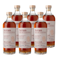 艾伦（Arran）700ml 单一麦芽威士忌 苏格兰原瓶洋酒【 行货】 艾伦-博帝佳雪莉桶强整箱6支装