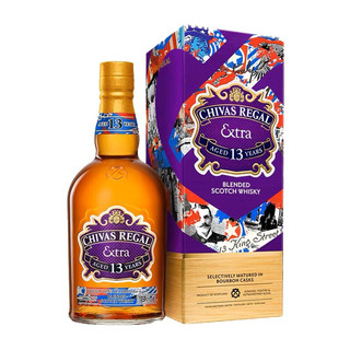 芝华士（Chivas Regal）13年 领潮风味系列版 苏格兰威士忌 英国洋酒礼盒装 黑麦桶500ml+波本桶500ml