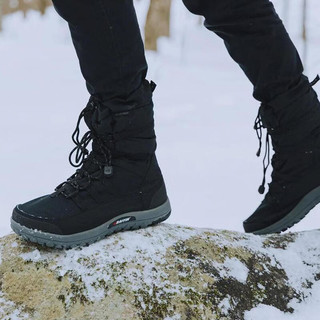 Baffin雪地靴 Escalate系列男士防水透气冬季保暖防寒舒适户外男靴子 Black 8.0