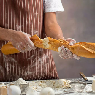 xywlkj法国长棍面包法棍面包营养早餐法式面包烘烤糕点心小零食年货 全麦小法棍50g*2根1袋 2g