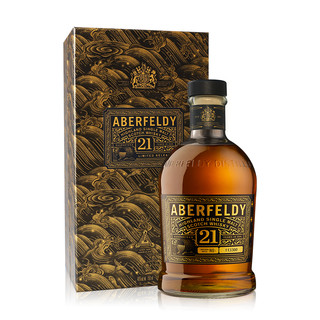 艾柏迪（Aberfeldy）艾柏迪洋酒威士忌单一麦芽苏格兰威士忌英国 艾柏迪21年金色