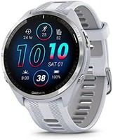 GARMIN 佳明 Forerunner® 965 跑步智能手表 彩色 AMOLED 显示屏 白石色和粉灰色