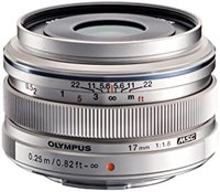 M.Zuiko 17mm f1.8（银色）适用于奥林巴斯和松下 Micro 4/3 相机
