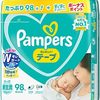 Pampers 纸尿裤 纸尿裤 清爽护理 (至5千克) 98片 【Amazon.co.jp】