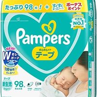 Pampers 纸尿裤 纸尿裤 清爽护理 (至5千克) 98片 【Amazon.co.jp】