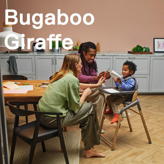 博格步bugaboo（博格步）成长组合 Bee6婴儿推车+Giraffe婴幼儿餐椅 giraffe六件套（原木白）