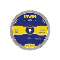 IRWIN 欧文工具金属切割圆形锯片,10 英寸(约 25.4 厘米),80T (4935561)