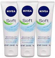 NIVEA 妮维雅 柔软保湿霜74g（3 瓶装）