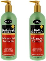 SHIKAI 莳开 2 瓶装 Shikai Products 琉璃苣*高级*乳液 - 16 液体盎司。