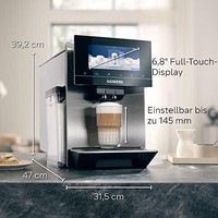 SIEMENS 西门子 全自动咖啡机 直观全触摸显示屏 咖啡师模式 Aroma Boost 降噪 优质研磨器 自动蒸汽清洁 1500 W