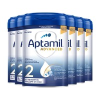 Aptamil 爱他美 先进英国版³婴幼儿牛奶粉2段6-12个月800g*6罐装