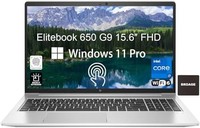 HP 惠普 Elitebook 650 G9 15.6 英寸触摸屏笔记本电脑,12 代  i7-1255U,16GB DDR4 内存,512GB PCIe 固态硬盘