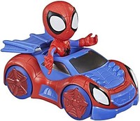 Hasbro 孩之宝 漫威 蜘蛛侠人偶和网络爬虫车，3岁以上