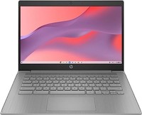 HP 惠普 2023 *新 Chromebook 笔记本电脑,14 英寸显示屏,英特尔赛扬 N4120 处理器,4GB 内存,64GB emMC