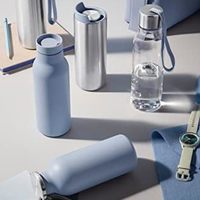Eva Solo | Urban To Go Cup Recycl. 0.35 升蓝天 | 双层保温杯带真空 | 蓝天