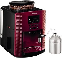 KRUPS 克鲁伯 EA816570 Espresseria 自动咖啡机 自动显示，红色