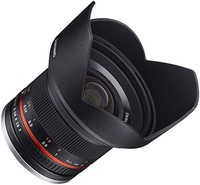 SAMYANG 森养光学 森养 SY12M-FX-BK 12mm F2.0 超广角镜头，适用于富士 X 卡口相机，黑色