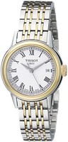 TISSOT 天梭 Women's T0852102201300 Carson Analog Display Swiss Quartz Two Tone Watch